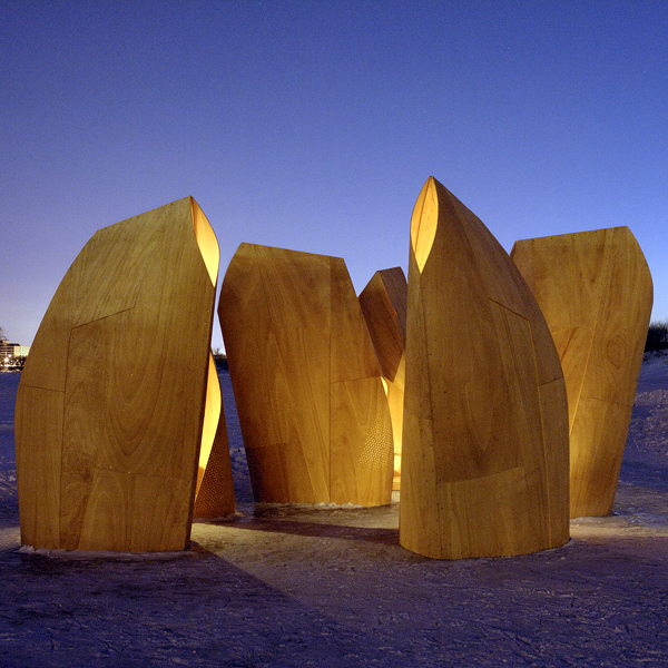 Refugio para patinadores de Patkau Architects